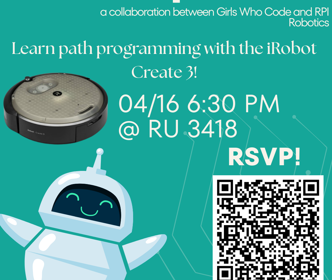 Girls Who Code robotics workshop